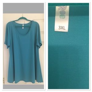 NWOT Cerulean Blue LulaRoe Perfect Tee 3XL